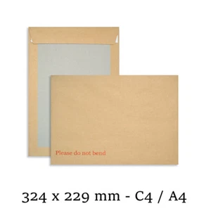 500 Manilla Board Backed Self Seal Premier Envelopes - A4/C4 Please do not bend - Picture 1 of 1