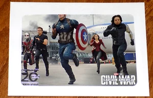 DISNEY MOVIE CLUB Marvel Civil War 5x7 LITHOGRAPH DMC Exclusive Art Limited NEW - Picture 1 of 3