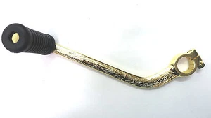 Royal Enfield Schalthebel Nr.24 in Messing massiv mit Gravur - Bild 1 von 2