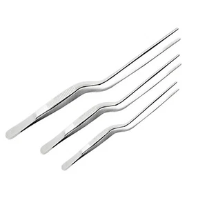 AA Pro: Ear Dressing forceps angled ENT surgry Instruments serrated - Picture 1 of 3
