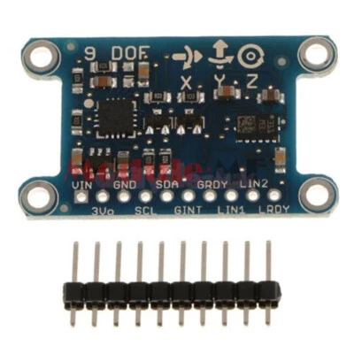 9 Axis IMU L3GD20 LSM303D Module 9DOF Compass Acceleration Gyroscope for Arduino - Image 1 of 4