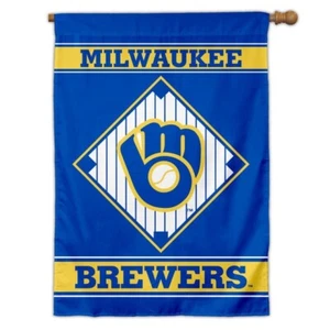 Milwaukee Brewers 28x40 House Flag (One Sided) - Picture 1 of 1