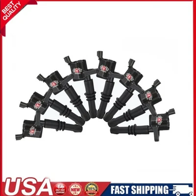 8 pcs Ignition Coils For Ford F-150 4.6L 5.4L 2004 2005 2006 2007 2008 2009 2010 - Image 1 of 4