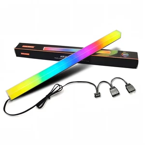 Coolmoon 5V/3Pin Small 4Pin AR30 RGB LED Strip Double-sided Magnetic - Afbeelding 1 van 5