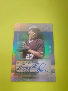 ENRIQUE BARRARA 2004 U.D SP PROSPECTS DRAFT PICKS AUTO 248/400 PITCHER - Bild 1 von 4