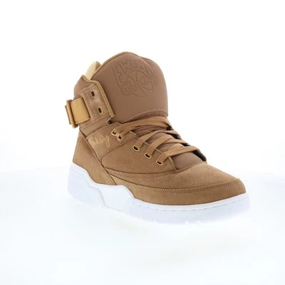 Ewing Athletics 33 HI baskets pour hommes en suede brown - Photo 1/4