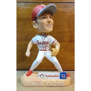 GAVIN FLOYD READING PHILLIES TURKEY HILL PEPSI BOBBLEHEAD NUEVO EN CAJA 2005 - Imagen 1 de 8