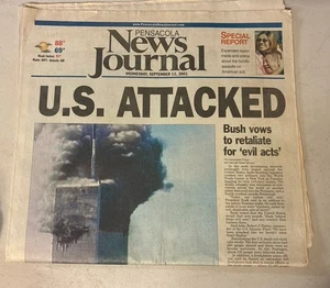 Pensacola News Journal September 12, 2001 Full Newspaper - Picture 1 of 6