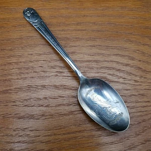 Cuchara de recuerdo Wm Rogers IS plateada mango John Adams John Marshall Bowl - Imagen 1 de 10