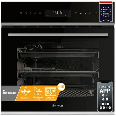 KKT KOLBE Einbaubackofen autark 60cm WiFi Drehspieß Umluft Heißluft Smart App - Bild 1 von 4