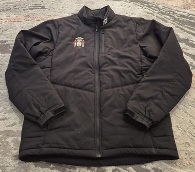 Men's FOOTJOY Padded Golf Jacket Black Good Condition Size L - Image 1 of 4
