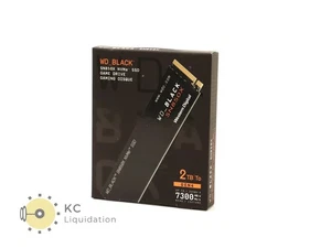 Western Digital WD Black SN850X NVMe SSD 2TB Gen4 Game Drive M.2 2280 PCIe - Afbeelding 1 van 4