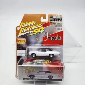 UH Johnny Lightning COLLECTOR TIN WHITE 1968 CHEVY IMPALA DIE-CAST *Read Descrip - Picture 1 of 9