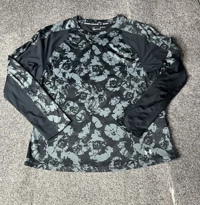Under Armour Shirt Womens Extra Large Black Iso Chill Shore Break Top Ladies - Picture 1 of 13