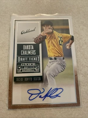 2015 Panini Contenders - Draft Ticket Dakota Chalmers #16 (AU, RC) - Image 1 of 2