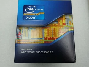  XEON QUAD Core Processor E3-1225 3.1GHZ 6MB SMART 5 GT/X 95W CPU SR00G - Picture 1 of 4