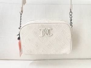 Juicy Couture Crossbody Mini Bag, Mini Shoulder Bag, Square/White NWT - Picture 1 of 4