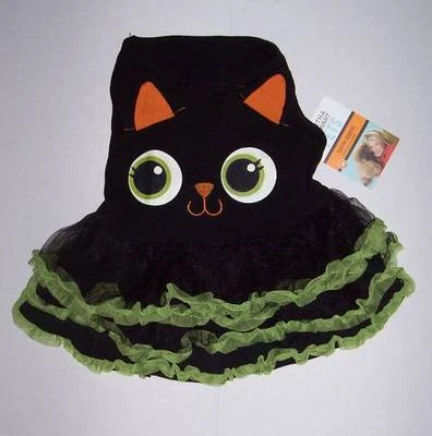 NUEVO CON ETIQUETAS Martha Stewart Mascotas Halloween Gato Negro Vestido Disfraz Búho Perro Grande Foto 1 de 2