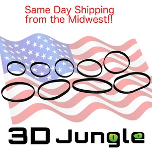 GT2 Timing Belt Fiberglass Reinforced Width 6mm Pitch 2mm for 3D Printer & CNC - Picture 1 of 10