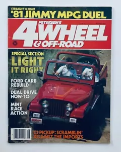 Petersen's 4 Wheel & Off-Road Magazine August 1981 Mint Race Action No Label - Picture 1 of 2