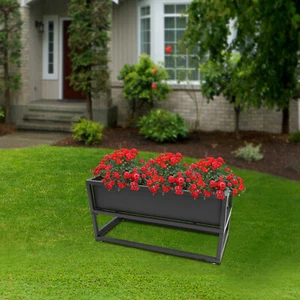Elevated Raised Planter Bed Garden Flower Vegetable Herb Grow Box Stand Outdoor - Picture 1 of 14