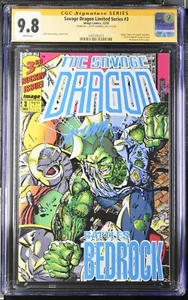 Savage Dragon Limited Series #3 CGC SS 9.8 Image 1992 Signed J Scott Campbell - Picture 1 of 2