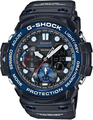 CASIO G-SHOCK GN-1000B-1AJF GULFMASTER  Triple Sensor Ver.3 used JAPAN - Image 1 of 3