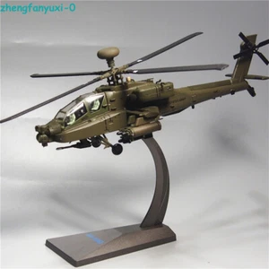 1:72 US Army AH64 Apache Gunship Alloy Model Military Aircraft Model Helicopter - Picture 1 of 20