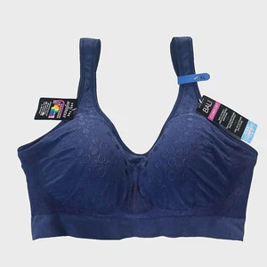 BALI Women's Navy Blue Comfort Bra Style DF3488 Cool Comfort Fabric Size XL NWT - Picture 1 of 13