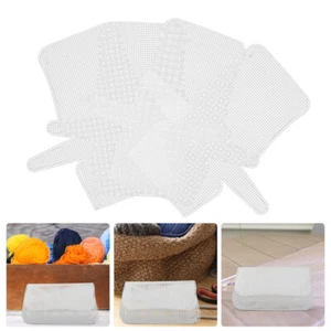 4 Pcs Mesh Fabric Fixing Gaskets Embroidery DIY Pads Sewing Plastic - Picture 1 of 12