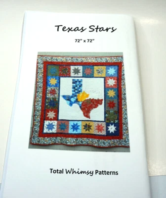 Quilt Pattern (72" X 72") Texas Stars by Total Whimsy Patterns - Image 1 of 4
