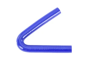 HPS 1-3/8" ID 4-ply Reinforced Silicone 135 Degree Elbow Coupler Hose Blue 35mm - Picture 1 of 3