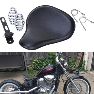 Sillín de asiento solo negro para motocicleta Yamaha Road Star Royal Star V Star Bobber Foto 1 de 4