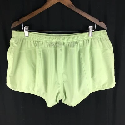 Pantalones Cortos de Correr Athleta Stellar Talla XL Verde Lima Ligeros Pull On Atléticos Foto 1 de 4