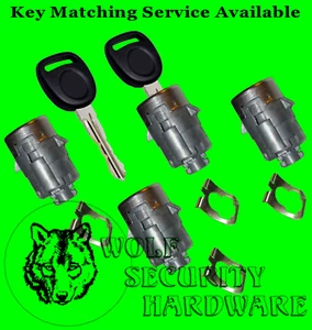 Express Savana Van 2010-14 OEM Set of 4 Door Lock Cylinders Alike 2 Keys - Picture 1 of 2