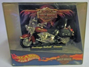 Hot Wheels Die Cast Harley Davidson Heritage Softail Classic F661141 NEW - Picture 1 of 6