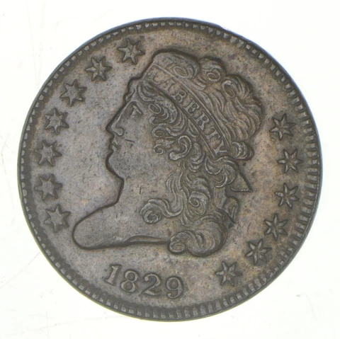1829 Classic Head Half Cent *4738 Cover