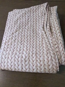 ralph lauren cotton sheet vintage full sized basket weave pattern minor damage - Picture 1 of 8