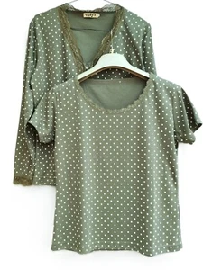 Twin set Vicky's, cotone/poliestere, Tg. 54, usato. Attenzione alle misure. - Foto 1 di 13