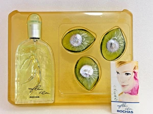 Rochas FLEUR D' EAU 3.4 oz Eau De Toilette Spray/Soaps 3 Set - Picture 1 of 6