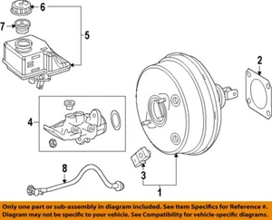MERCEDES OEM 12-19 GL350 Cowl Components On Dash Panel-Booster Assy 1664301030 - Picture 1 of 1