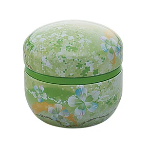 Suzuko-Urara steel tea caddy can - 2 color - for tea leaf - Picture 1 of 4