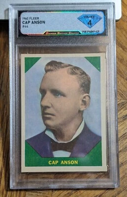 1960 Fleer Baseball 44 Cap Anson — 第 1/2 张图片