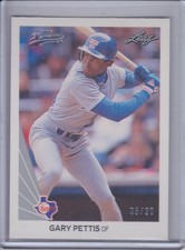 GARY PETTIS 2012 Leaf Memories 90 Leaf Buyback Silver #05/20 #469 (C4009)