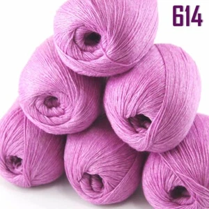 New Sale Soft 6 Skeins x50g Pure Cashmere Blankets Hand DIY Knit Wool Yarn 14 - Picture 1 of 12