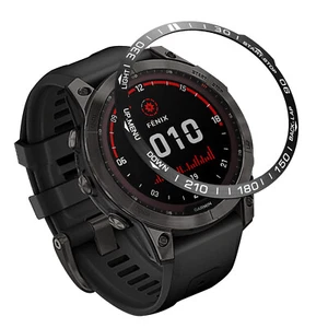 Para Garmin Fenix 7X Reloj Escala Bisel Metal Carreras Bisel Protector Anillo Grabado - Imagen 1 de 12