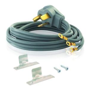 Eastman 6 Feet Dryer Cord, 30 Amps 3-Prong Wire, 61251