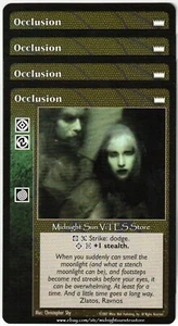Occlusion x4 Lords of the Night V:TES VTES Vampire CCG - Picture 1 of 1