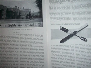 1900 visit HMP BROADMOOR Criminal Lunatic Asylum :: magazine article qn - Foto 1 di 1