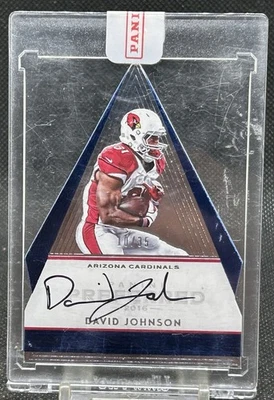 2016 David Johnson Panini Preferred Blue Choice Awards Auto 10/35 - Image 1 of 2
